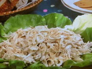 【キューピー３分クッキング】ごぼう、れんこん、鶏肉のごまマヨサラダのレシピ・石原洋子