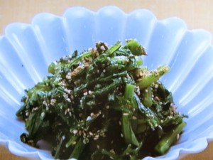【おかずのクッキング】春菊のお浸しのレシピ・土井善晴