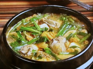 【キューピー３分クッキング】かきと豆腐のチゲのレシピ・田口成子