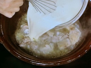 ピリ辛豆乳鍋