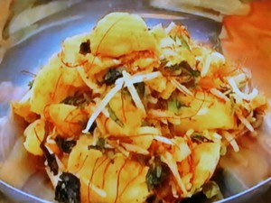 【ZIP！速水もこみちのMOCO''Sキッチン】もこみち流　韓国風 ポテトサラダのレシピ・速水もこみち