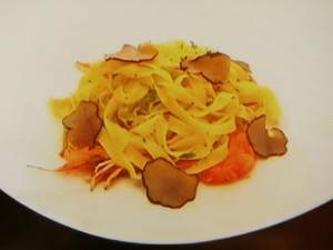 【ZIP！速水もこみちのMOCO''Sキッチン】もこみち流　トリュフとエビときのこのフェットチーネのレシピ・速水もこみち