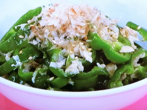 【あさイチ】つくれぽ2000感謝やみつき無限ピーマンのレシピ