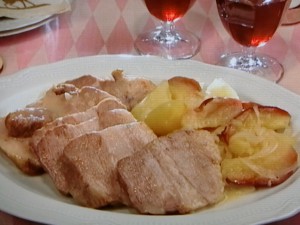 【キューピー３分クッキング】豚肉、じゃが芋、りんごのポットローストのレシピ・坂田阿希子