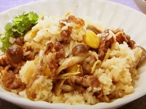 【おかずのクッキング】牛肉としめじの生姜おこわのレシピ・鈴木薫