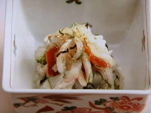 【上沼恵美子のおしゃべりクッキング】鯛と柿のさっぱり和えのレシピ・上沼恵美子・岡本健二