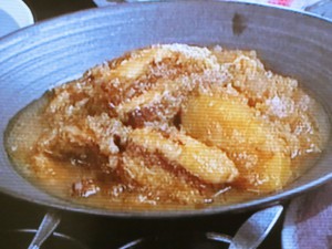 【キューピー３分クッキング】りんご角煮のレシピ・山脇りこ