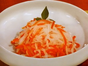 【きょうの料理】紅白なますのレシピ・髙城順子