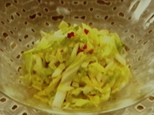 あさイチのレシピ・白菜サラダ