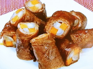 【ノンストップ】おせちに♪牛肉の八幡巻きのレシピ・三ツ星シュフの食ナビ