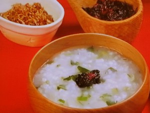 【キューピー３分クッキング】かぶと青菜の七草がゆのレシピ・小林まさみ