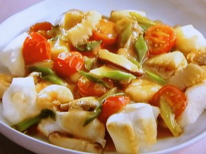 【上沼恵美子のおしゃべりクッキング】焼き餅の海鮮あんかけのレシピ・上沼恵美子・石川智之