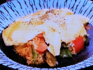 【ZIP！速水もこみちのMOCO''Sキッチン】もこみち流　野菜のオムライスのレシピ・速水もこみち