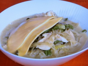 【きょうの料理】したらきの豆乳カレー麺のレシピ・ほりえさわこ