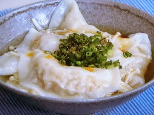 【きょうの料理】えのきとえびの水ギョーザのレシピ・きじまりゅうた