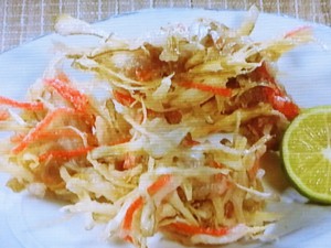 【きょうの料理ビギナーズ】ごぼうと豚肉のかき揚げのレシピ・河野雅子