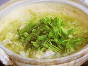 【きょうの料理】乳酸キャベツと鶏肉の香味鍋のレシピ・いざわゆみこ