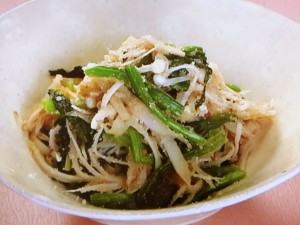 【おかずのクッキング】ほうれん草真砂和えのレシピ・野崎洋光