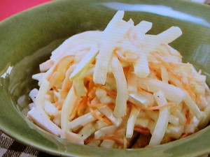 【きょうの料理】ソルティキャロット大根＆ソルティキャロット大根のコールスロー風のレシピ・島本薫