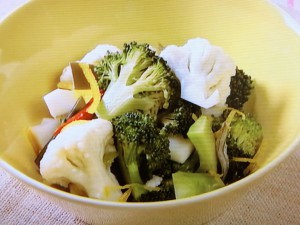 【きょうの料理】ブロッコリーとカリフラワーの和風ピクルスのレシピ・植木もも子