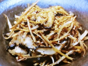【きょうの料理】ごぼうとしいたけのナムルのレシピ・李映林・谷原章介