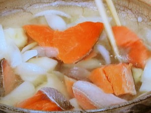 塩鮭の粕鍋