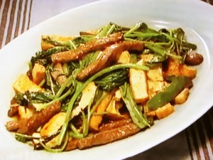 【ZIP！速水もこみちのMOCO''Sキッチン】もこみち流　牛肉と厚揚げの細切り辛炒めのレシピ・速水もこみち