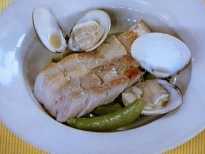 【上沼恵美子のおしゃべりクッキング】豚肉とはまぐりの蒸し煮のレシピ・上沼恵美子・小池浩司