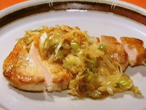 【きょうの料理】たっぷりねぎのポークジンジャーのレシピ・脇雅世