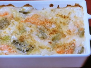 【きょうの料理】サーモンとねぎしょうがのグラタンのレシピ・脇雅世