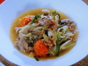 【きょうの料理ビギナーズ】香味野菜と牛肉のスープのレシピ・河野雅子