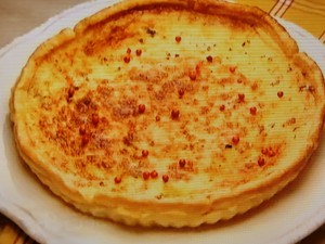 【ZIP！速水もこみちのMOCO''Sキッチン】もこみち流　３種のチーズ入りキッシュのレシピ・速水もこみち