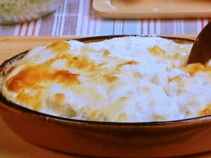 【キューピー３分クッキング】豆腐のクリームドリアのレシピ・石原洋子