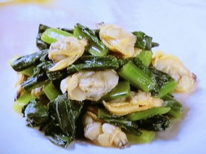 【きょうの料理】あさりと小松菜のからしあえのレシピ・谷原章介・辰巳芳子