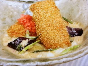 【ノンストップ】サバカツとナスの卵とじのレシピ・村田明彦・行列シェフのまかない・家ごはん