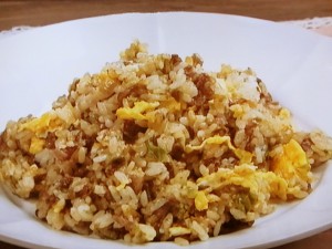 【キューピー３分クッキング】牛肉とふきのとうのチャーハンのレシピ・小林まさみ