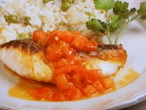 【キューピー３分クッキング】鯛のソテー トマトソースのレシピ・小林まさみ
