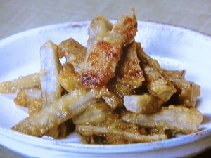 【きょうの料理】新ごぼうのいりみそのレシピ・斉藤辰夫