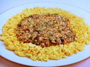 【上沼恵美子のおしゃべりクッキング】そぼろ卵の肉あんかけのレシピ・上沼恵美子・石川智之