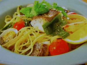 【ノンストップ】アクアパスタのレシピ・坂本昌行・坂本昌行のOne Dish