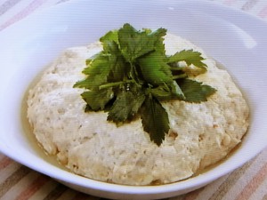 【おかずのクッキング】梅と豆腐とえのきの和風ビッグバーグのレシピ・できるかな１分クッキング・鈴木薫