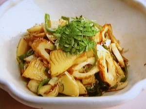 【上沼恵美子のおしゃべりクッキング】筍とじゃこの炒め煮のレシピ・上沼恵美子・岡本健二