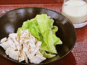 【あさイチ】キャベツささ身サラダのレシピ・解決！ごはん・野崎洋光