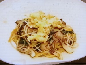 【ZIP！速水もこみちのMOCO''Sキッチン】もこみち流　シラスのかき揚げパスタのレシピ・速水もこみち