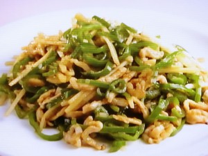 【上沼恵美子のおしゃべりクッキング】基本の青椒肉絲（チンジャオロースー）のレシピ・上沼恵美子・石川智之