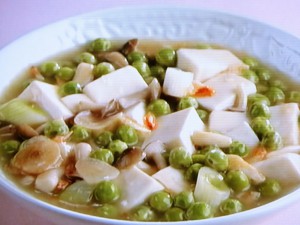 【上沼恵美子のおしゃべりクッキング】豆腐とえんどう豆の煮込みのレシピ・上沼恵美子・石川智之