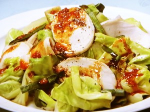 【きょうの料理】春キャベツとヨーグルトサラダチキンのサッと蒸しのレシピ・市瀬悦子