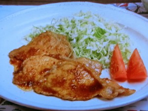 【キューピー３分クッキング】豚肉のしょうが焼きのレシピ・石原洋子