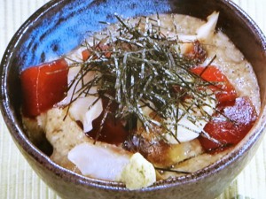 【噂の東京マガジン　やってTRY！】マグロの山かけのレシピ・細山和範