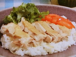 【キューピー３分クッキング】しょうが風味のチキンライスのレシピ・小林まさみ
